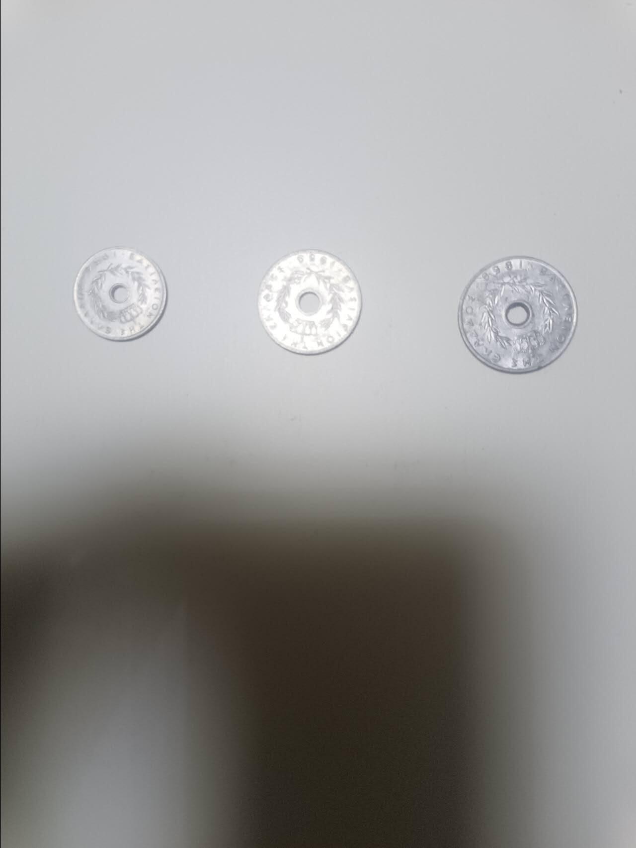 【20251230】非全新纸币和硬币第319场 希腊早期3枚硬币不同版本