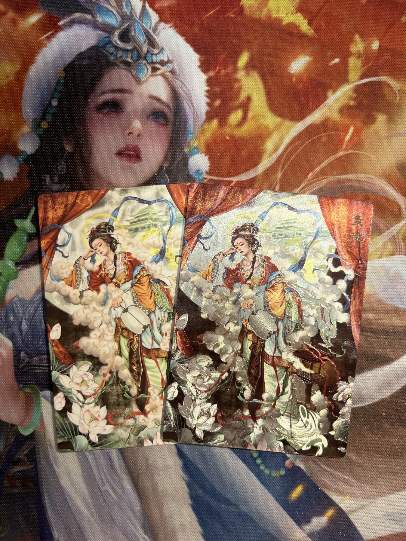 欢迎送拍、零成本上架，释放现金流，合理分配上拍卡品 【裸卡折光、普卡】素娥 范特卡&春芳西游3