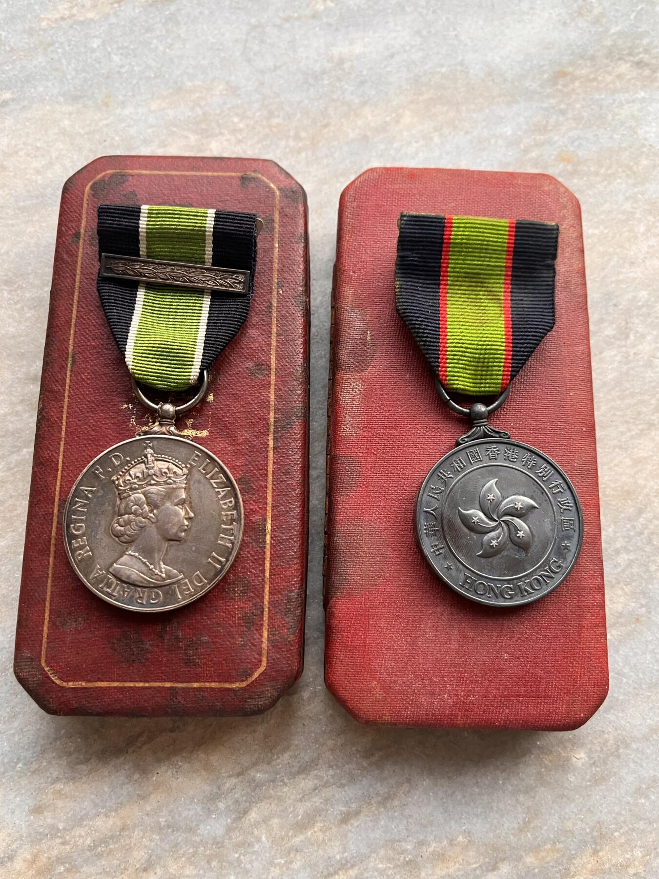 一位香港阿S 从皇家殖民地时期到回归后的长期服务奖章