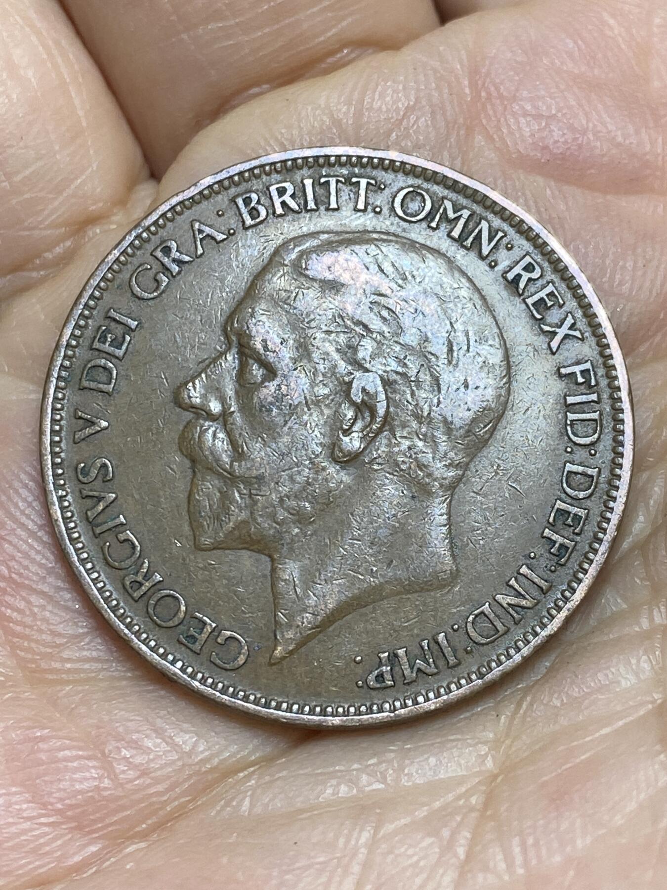 2025年第一百四十三场(总第一百六十九场）外国好品散币场(免佣金) 英国🇬🇧1927年1便士(乔治五世第二版，关门年仅发行2年)