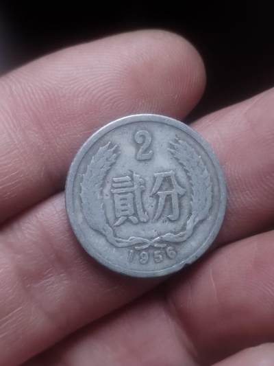 小小小钱币 - 1956年二分。