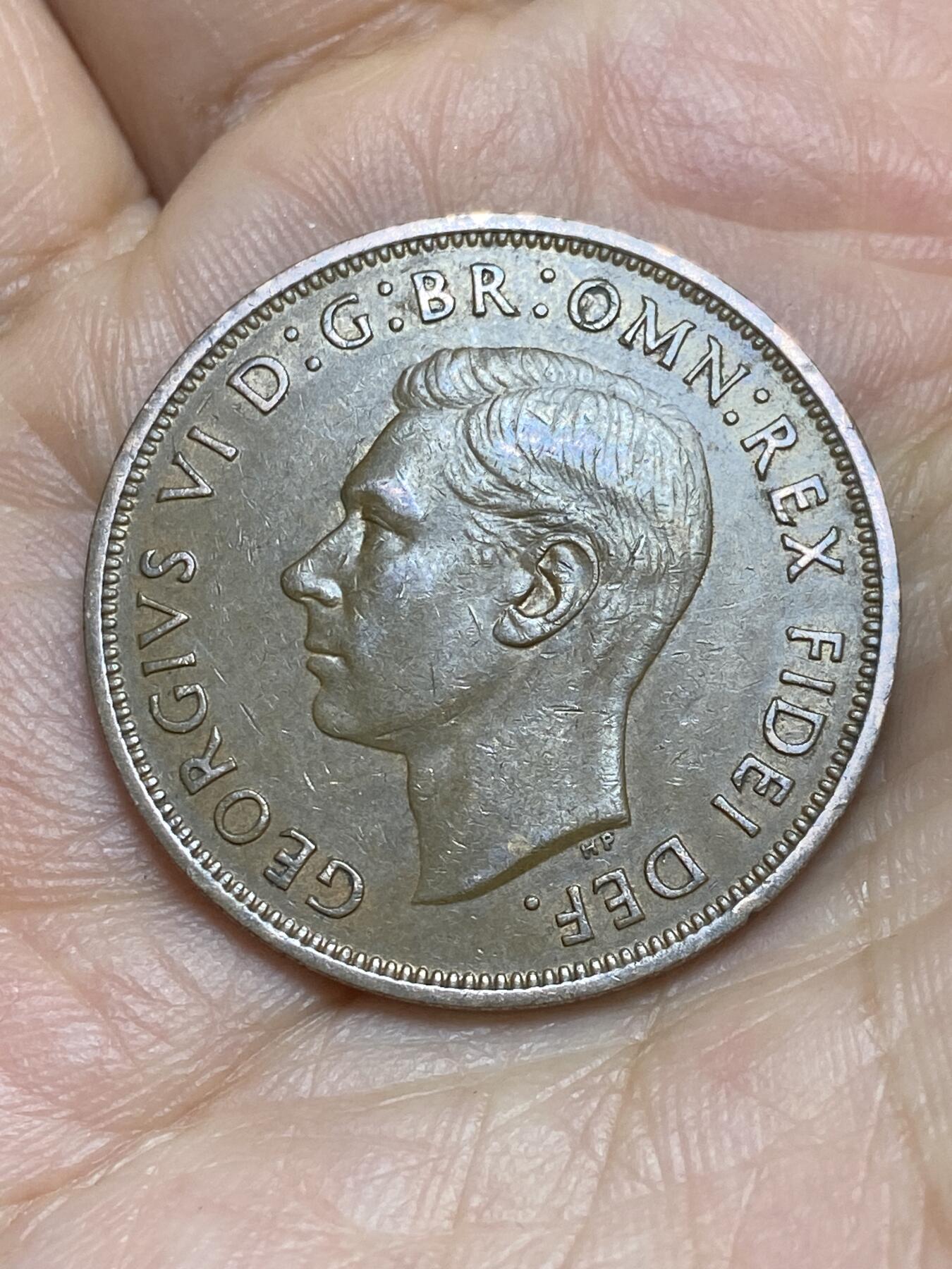 2025年第一百四十三场(总第一百六十九场）外国好品散币场(免佣金) 英国🇬🇧1949年1便士(乔治六世第二版)