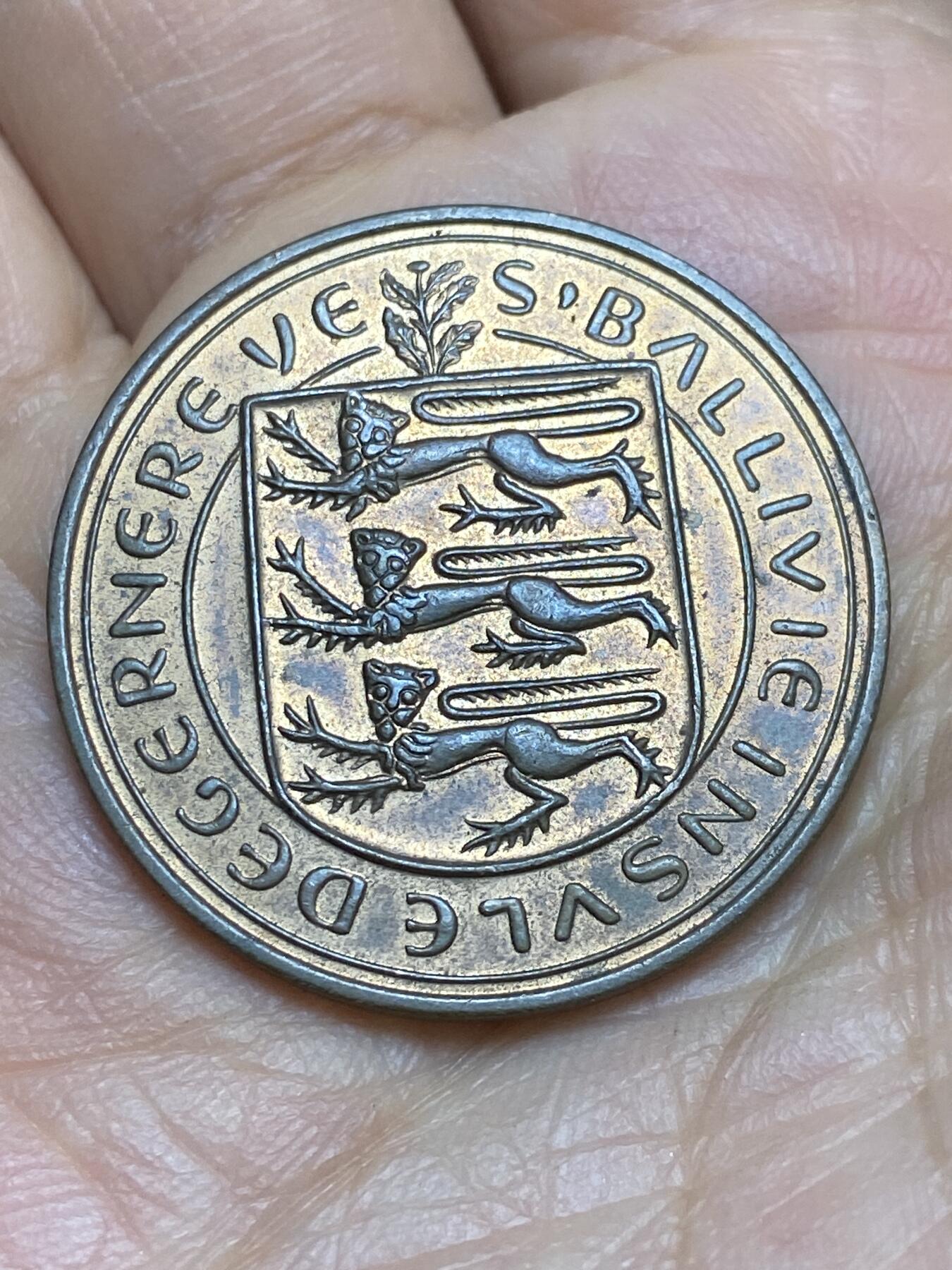 2025年第一百四十三场(总第一百六十九场）外国好品散币场(免佣金) 英属根西岛🇬🇬1956年8道布(伊丽莎白二世时期，最后一版8道布)