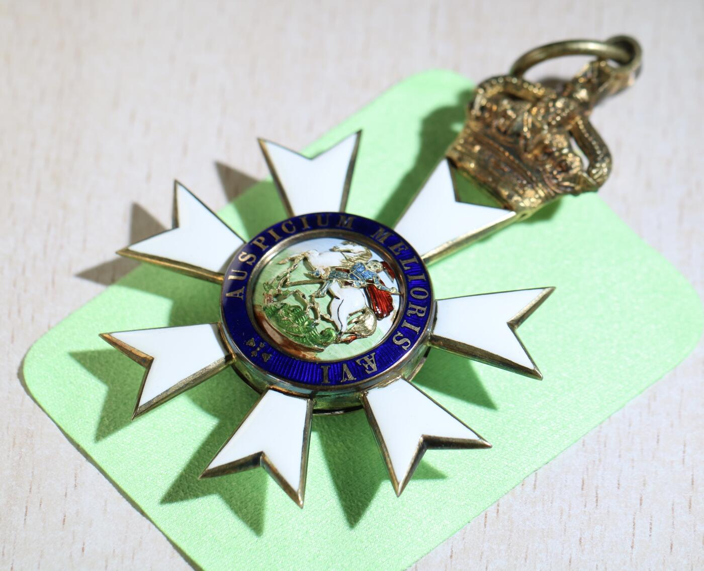 大猫徽章拍卖第285期 大英帝国圣米迦勒勋章