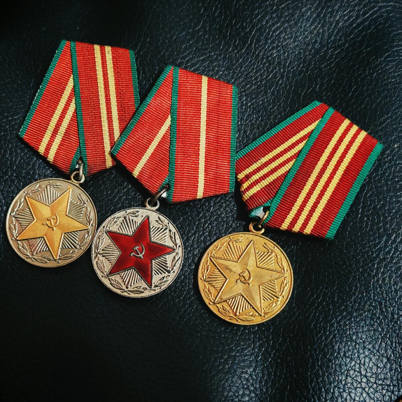 时顺第二十八拍 苏联圆满服役奖章一组