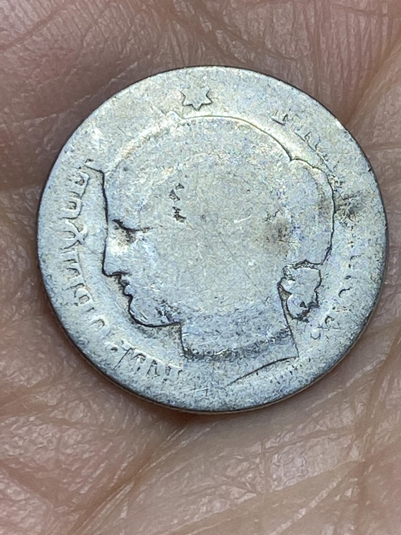 2025年第一百四十三场(总第一百六十九场）外国好品散币场(免佣金) 法兰西第三共和国1871–1895年50生丁银币(磨损减重2.23克，835高银)