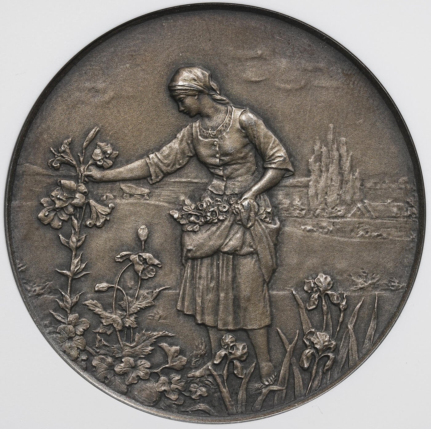 修遠堂世界钱币第九十九期 NGC MS64 1937年丹麦-北欧海洋展览会纪念大银章 42.00mm，42.47g，MATTE工艺