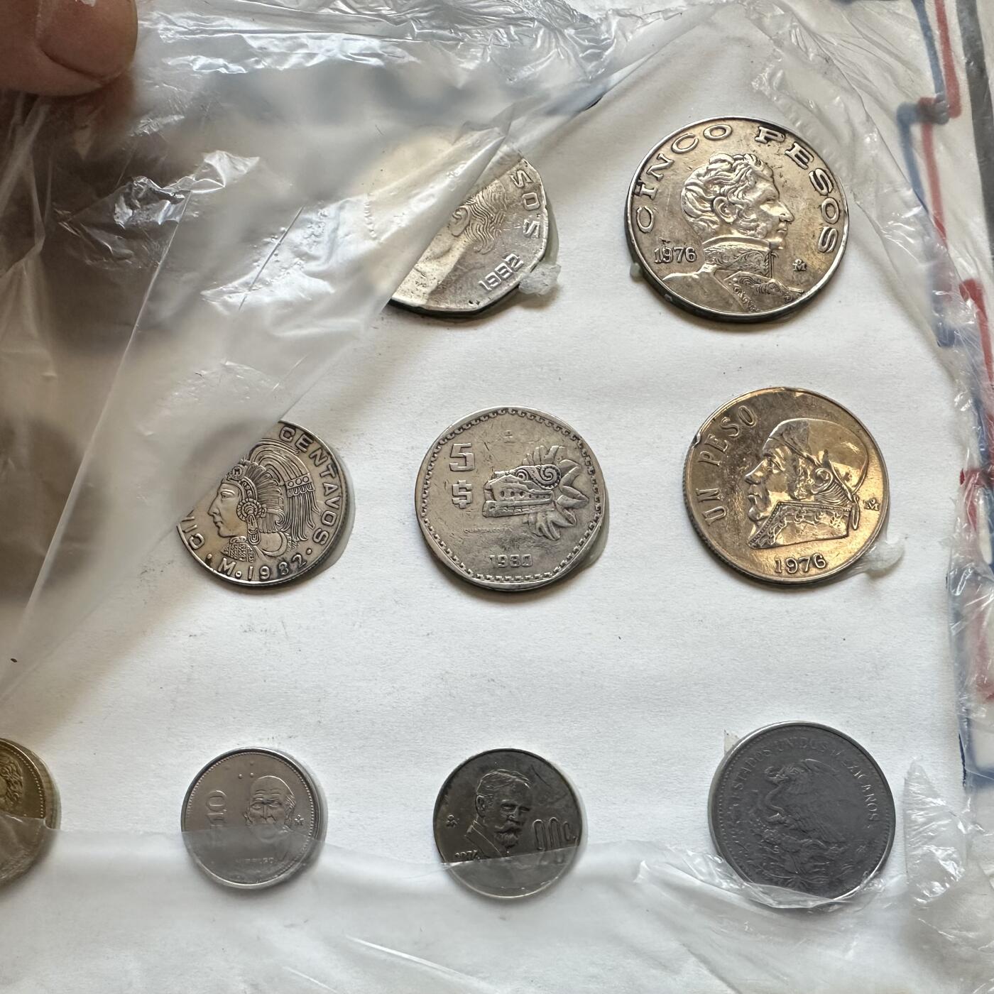 🌹外币初藏🌹🐯2025年第146场  每周二四六晚8️⃣点 接代拍 墨西哥钱币一组14枚