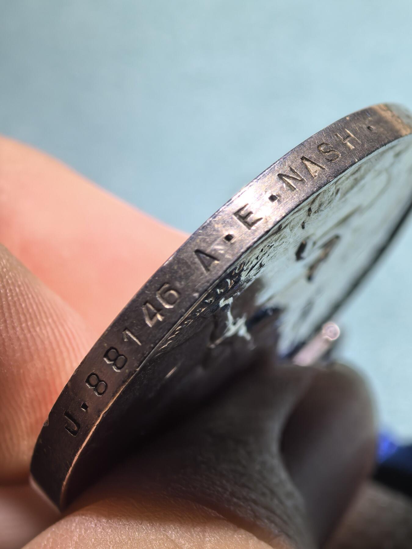 盛世勋华——号角文化勋章邮票专场拍卖第296期 英国一战战争奖章 银制 重1盎司925银 原绶带带边铭