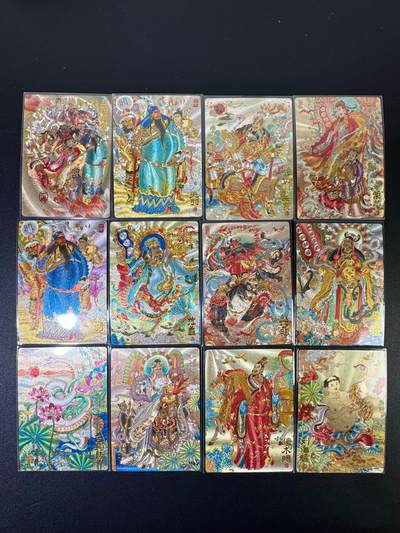 NO.19 好又多金牌大场，新店点关注不迷路！每周一站式配齐，方便凑单！（周6晚8点截拍，卖家送拍0抽成！） - 山衡一述 九路财神 陈岱青 九大财神+关羽异色+合体卡+白蛇传 粗闪12张全套