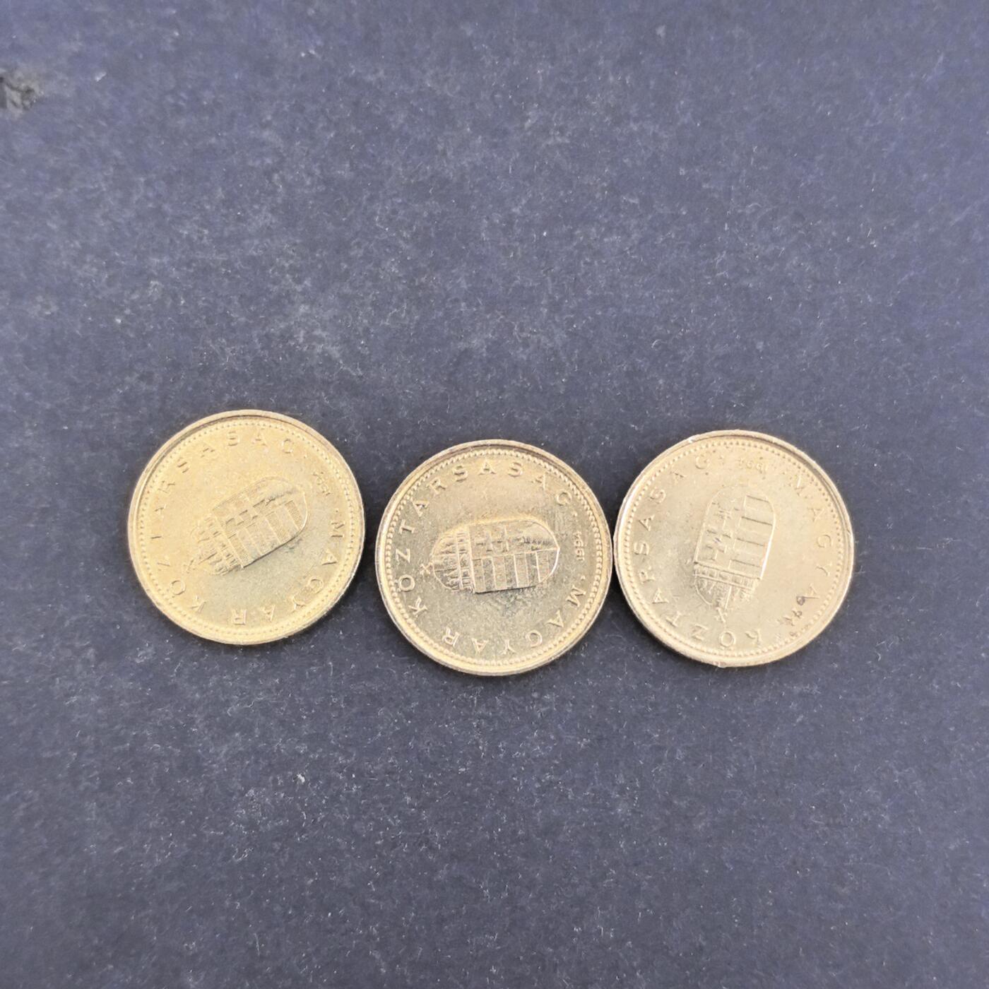 各国硬币第7期 无佣金 匈牙利1福林3枚