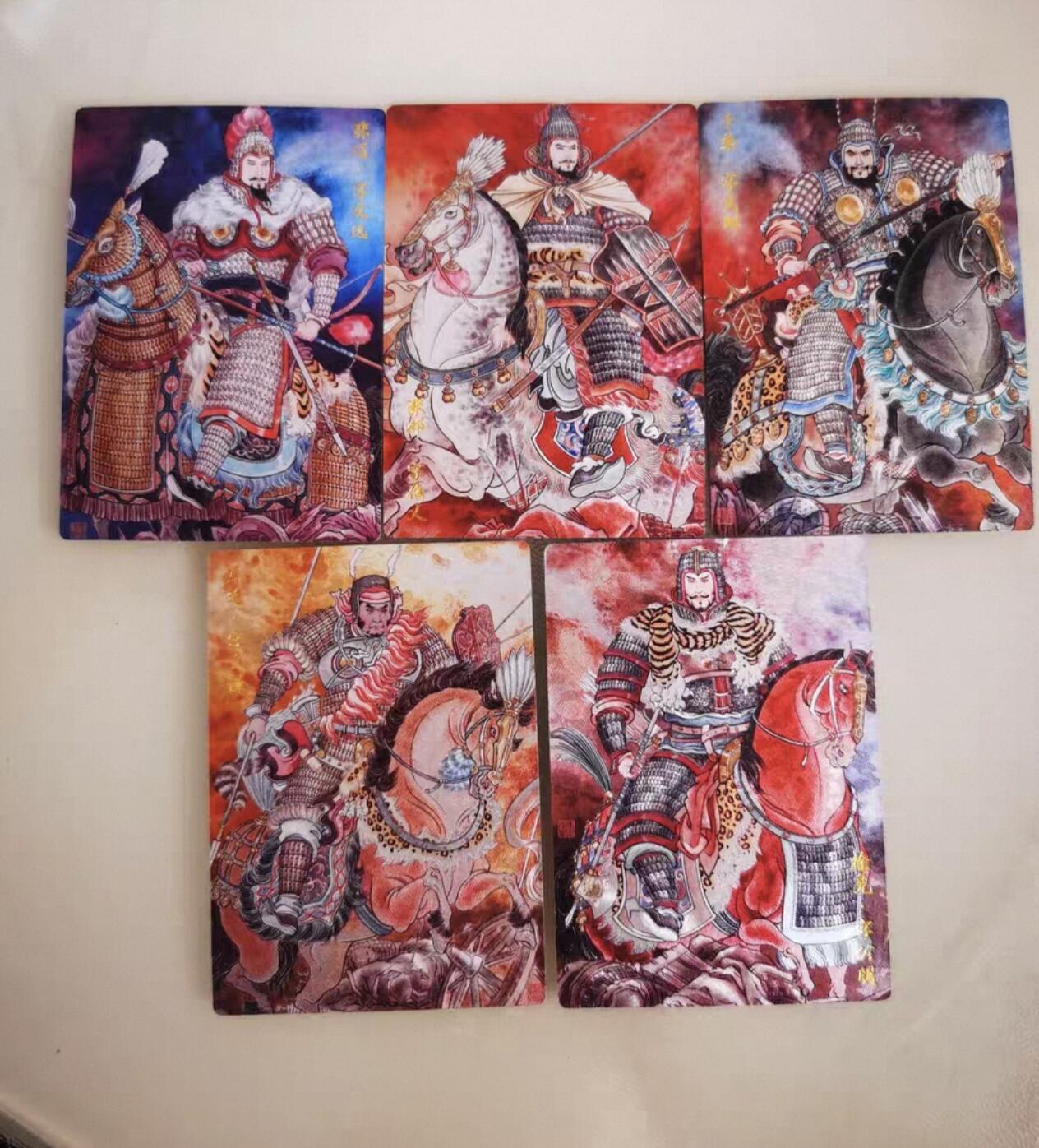 玄卡阁三国英雄志  冯涛五子良将5张 瑞光10常侍/卢植/皇莆嵩/朱儁4张 浮沉曹操周瑜 3张 王勇喆许诸/庞德/典韦3张