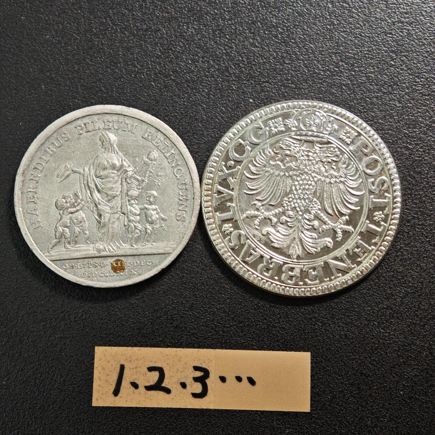 【德藏】世界币章拍卖第159期(元旦专场拍卖) 2枚一组 欧洲金属纪念章 详细尺寸请看拍品介绍