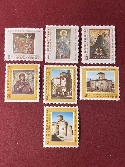 联合阁邮币社™ ——“多国邮票”👍🏻👏🏻👍🏻👏🏻 - 保加利亚 世界遗产 全套新