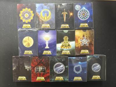 天玑星卡拍第155期《12.29年终场周一截拍》持续收拍收评中 满赠卡需备注 - 猫总卡牌 圣斗士星矢 圣史1-13弹 一套十三个盒 自制卡