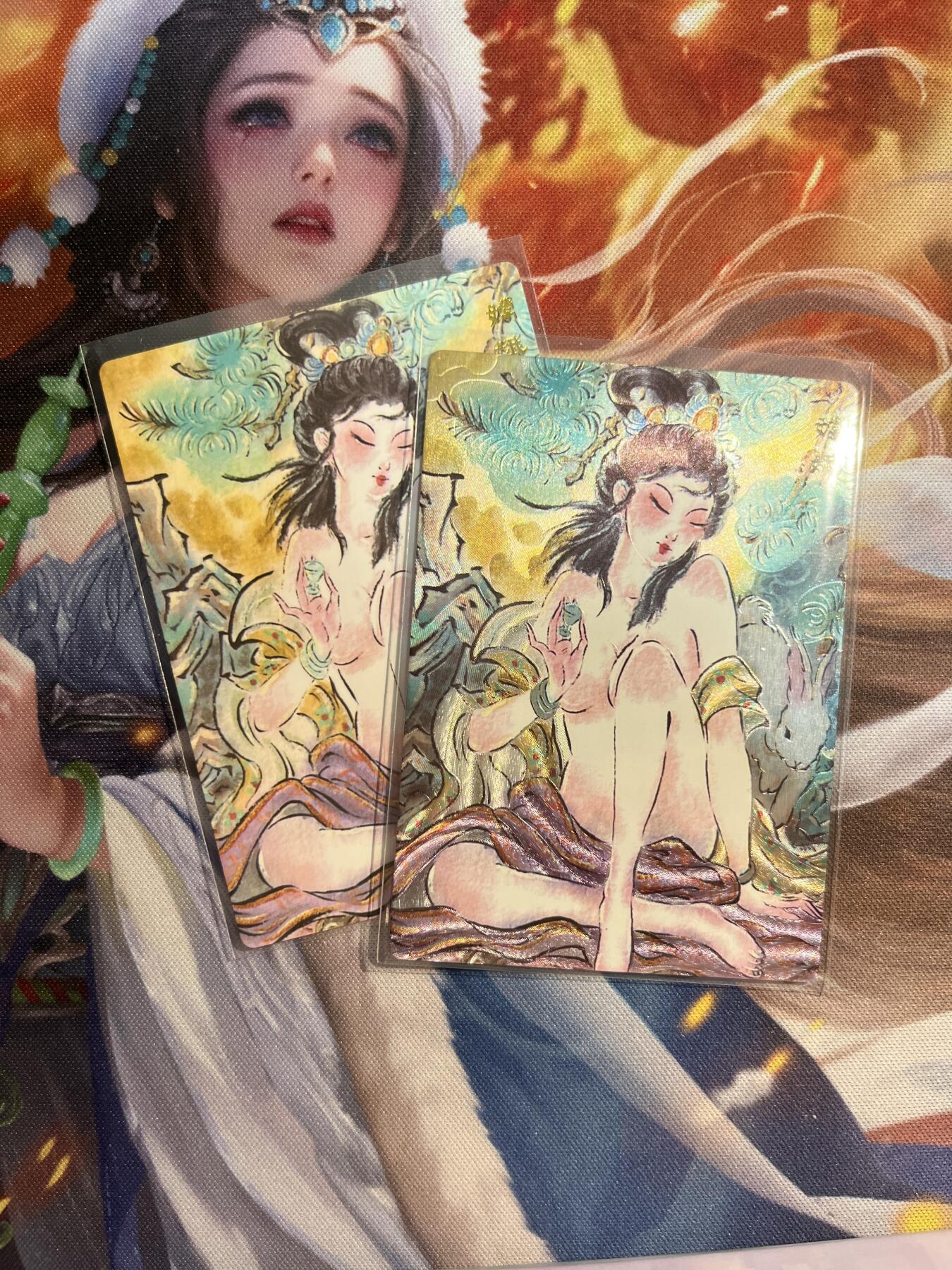 欢迎送拍、零成本上架，释放现金流，合理分配上拍卡品 【裸卡折光、普卡】嫦娥 范特卡&春芳西游3