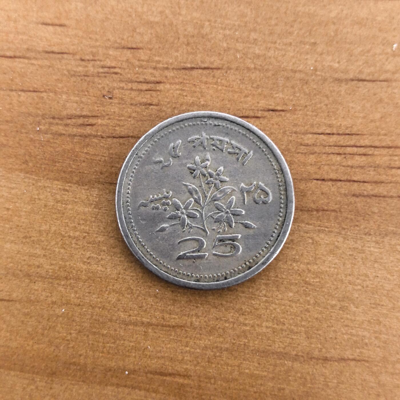 各国硬币第7期 无佣金 巴基斯坦25派沙