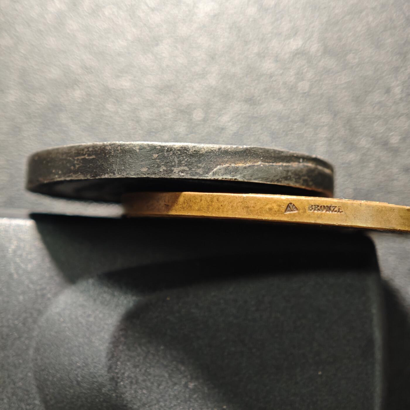 【德藏】世界币章拍卖第159期(元旦专场拍卖) 2枚一组 欧洲老铜章 详细尺寸请看拍品介绍