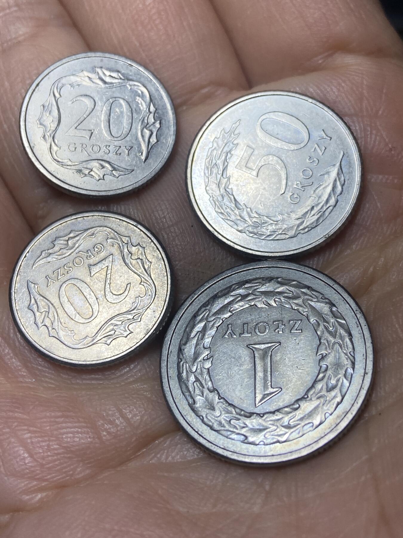 2025年第一百四十场(总第一百六十六场）外国好品散币场(免佣金) 波兰🇵🇱4枚：1998年、2000年20格罗希，2009年50格罗希，1991年1兹罗提