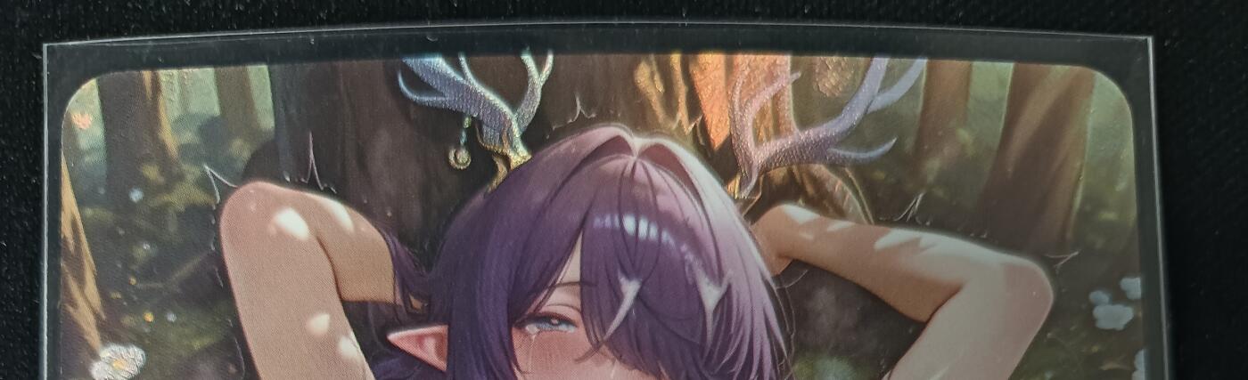 花开卡拍第53期（12月28号周日截拍，品控勿拍!!!拍品不寄存，运费5元，自制卡难免瑕疵，可能存在轻微撞角爆边等出厂瑕疵，品控介意勿拍！） 墨卡 艺术卡3 彩闪1张