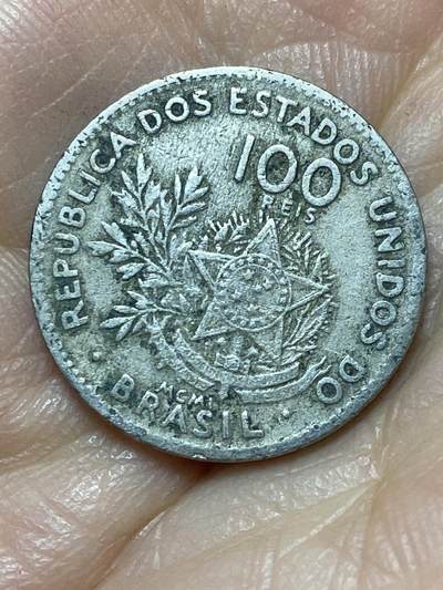 2025年第一百四十场(总第一百六十六场）外国好品散币场(免佣金) - 巴西🇧🇷1901单年份100瑞斯(共和国时期第二版)