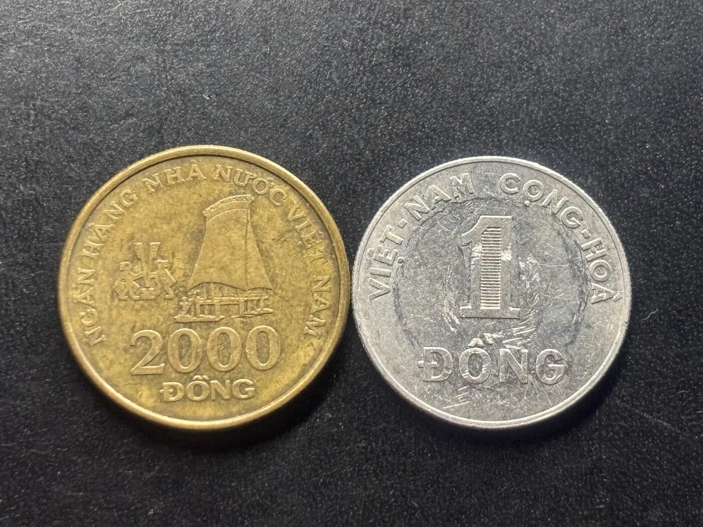 邮泉阁限时拍卖第三十八场 亚洲专场（硬币在国外。请付邮费6元。） 越南2枚