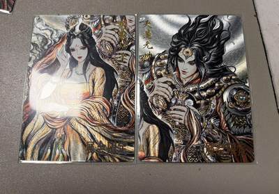 秋萤阁第39期 (12月30日周二晚上21点截拍，欢迎竞拍)  - 卡德曼西游 天蓬元帅&嫦娥 裸卡 【展会限定】可以让张建东老师签字，具体流程私聊后台