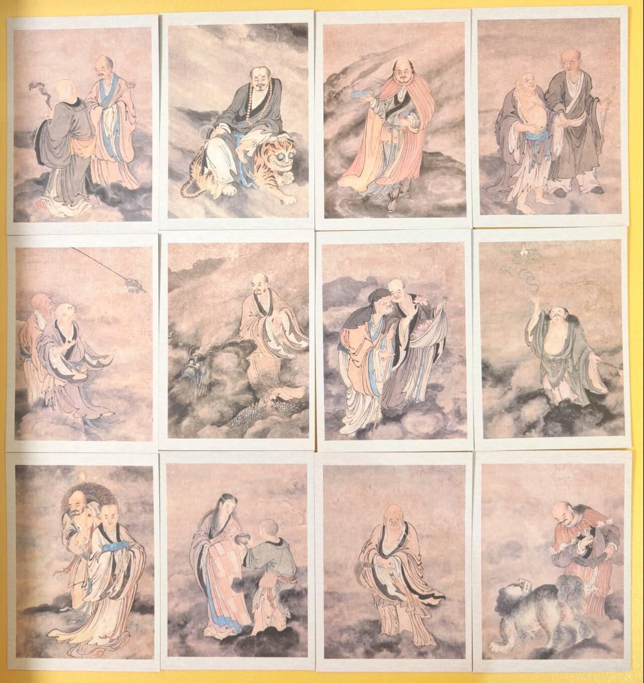 趣卡卡拍No.22期（无佣金免手续费，分享成交有奖） 【普卡大卡】启读 十八应真 大卡1套12张