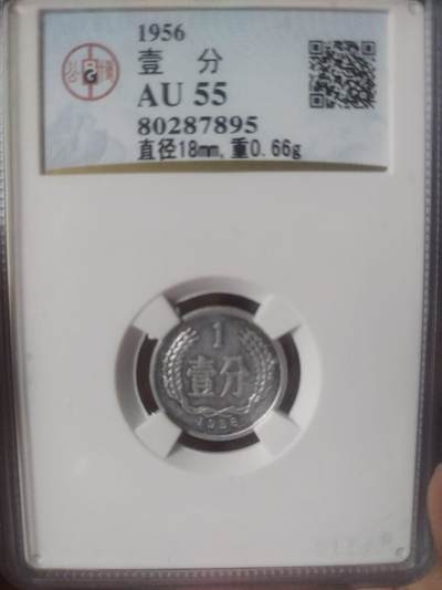 评级币 硬币 纪念币专场 - 1956年壹分。