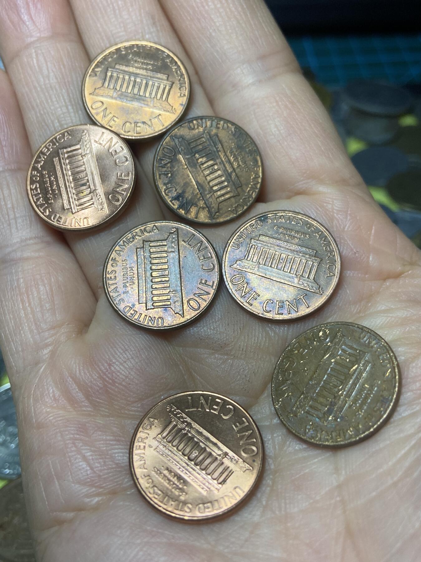 2025年第一百四十场(总第一百六十六场）外国好品散币场(免佣金) 美国🇺🇸1分7枚：1980年83年87年88年78年2002年05年