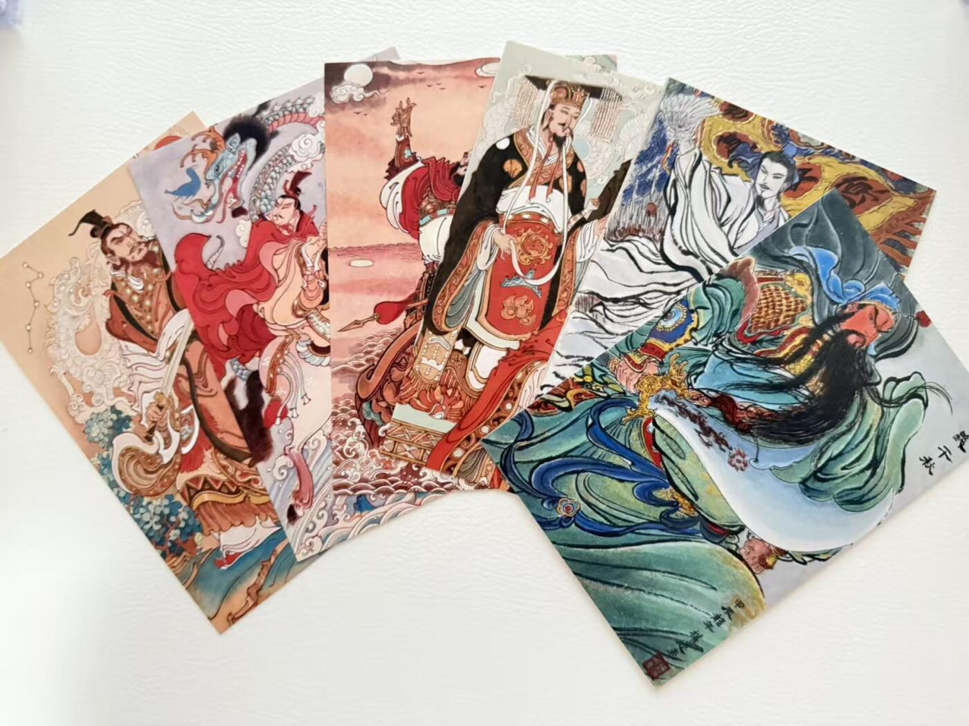 NO.19 好又多金牌大场，新店点关注不迷路！每周一站式配齐，方便凑单！（周6晚8点截拍，卖家送拍0抽成！） 昆仑万象 三国君主 诸葛亮 关公 画师：权迎东 陈岱青 A5明信片6张