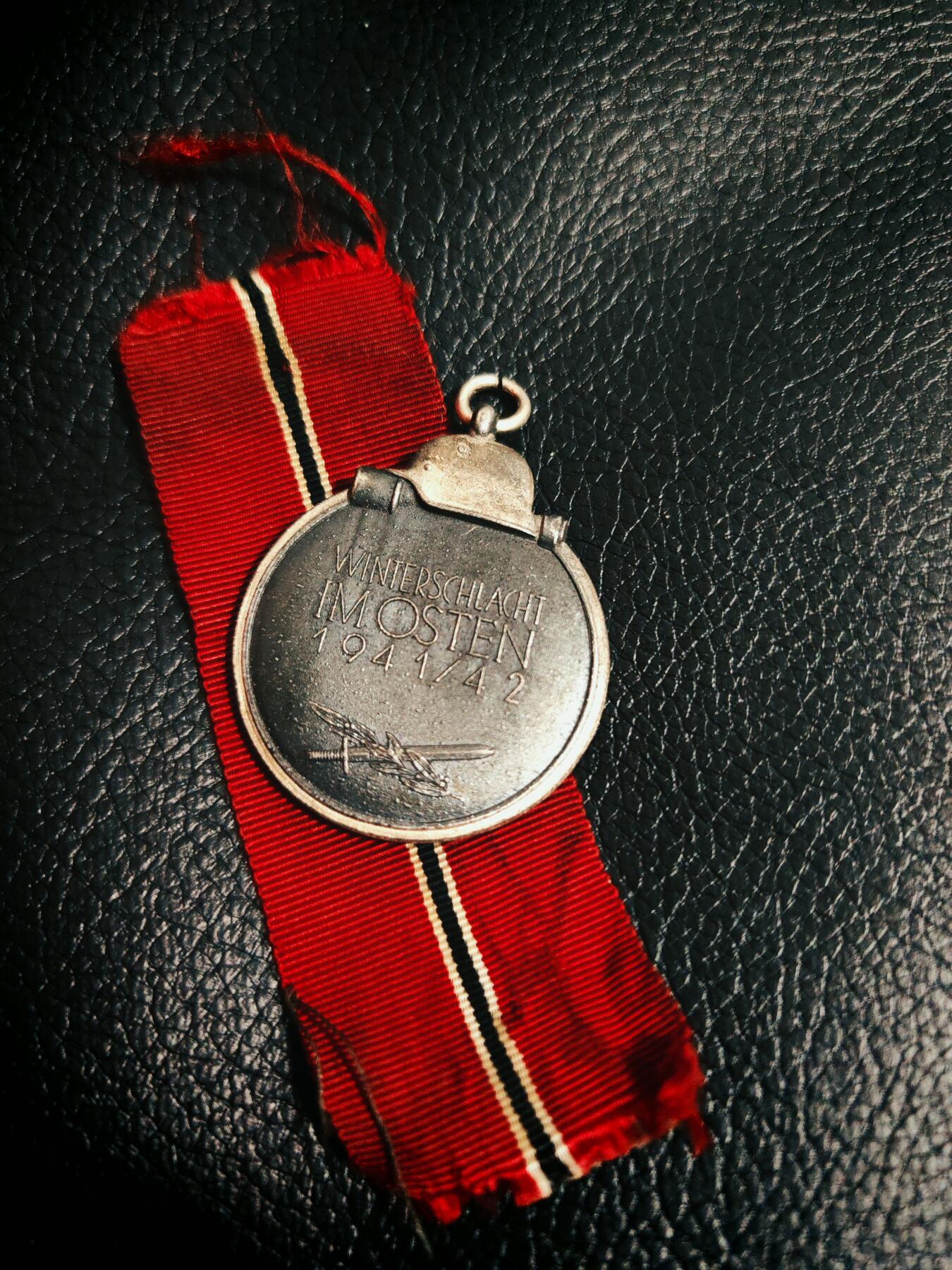 时顺第二十八拍 铭记历史，珍爱和平  德国特殊时期东线作战奖章，俗称冻肉奖章，小环版，原绶带