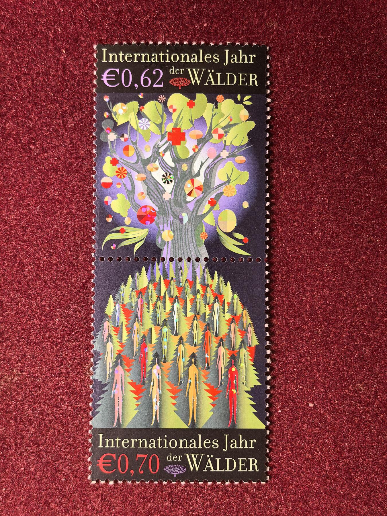 联合阁邮币社™ ——“多国邮票”👍🏻👏🏻👍🏻👏🏻 联合国2011年国际森林年2全新