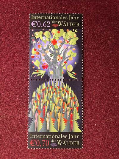 联合阁邮币社™ ——“多国邮票”👍🏻👏🏻👍🏻👏🏻 - 联合国2011年国际森林年2全新