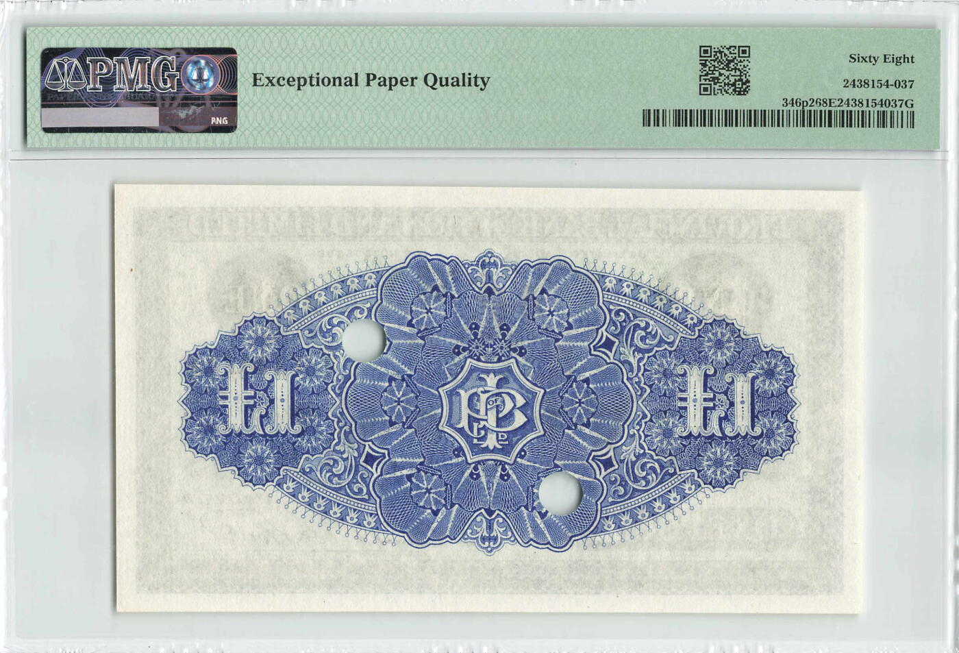 小福收藏拍卖第200期 【庆典场 中拍就有好礼相赠】评级币精选场 本期有捷克斯洛伐克20年100克朗慕夏作品大珍 69分倒置百位号布隆迪世界最大纸币  35年版加拿大经典 苏格兰格拉斯哥大学500年纪念钞倒置小号 卡塔尔80年100里亚尔冠军分 美国教育券 意大利拉斐尔 乌克兰 库克群岛 墨西哥 南斯拉夫 亚美尼亚等多国精美高分珍稀老钞精品纸币 爱尔兰 爱尔兰省银行 1926年 1镑 打孔注销 少见 PMG68 EPQ 冠军分！！！