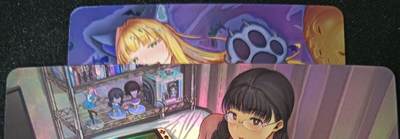 花开卡拍第53期（12月28号周日截拍，品控勿拍!!!拍品不寄存，运费5元，自制卡难免瑕疵，可能存在轻微撞角爆边等出厂瑕疵，品控介意勿拍！） - 大熊卡牌 艺术卡 大雷艺术折光彩闪2张