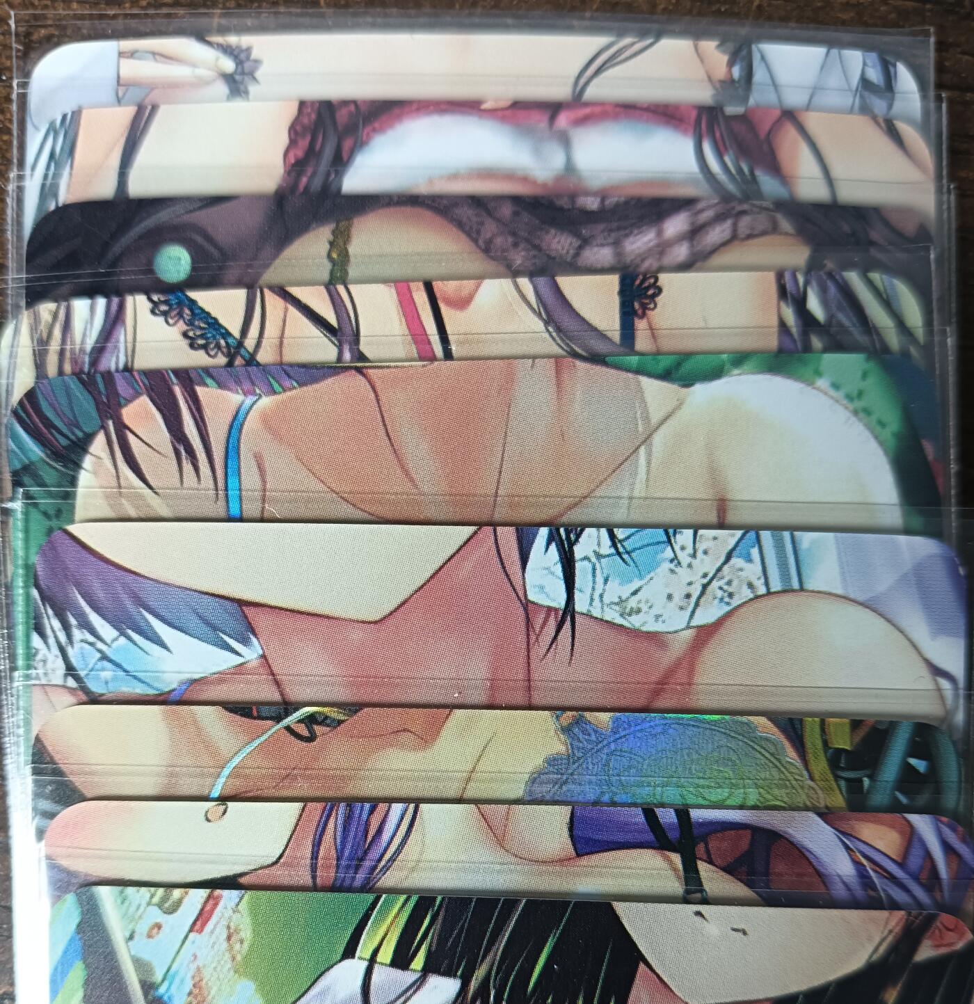 花开卡拍第53期（12月28号周日截拍，品控勿拍!!!拍品不寄存，运费5元，自制卡难免瑕疵，可能存在轻微撞角爆边等出厂瑕疵，品控介意勿拍！） 疾风 萌妹内衣秀 一套9张 彩闪