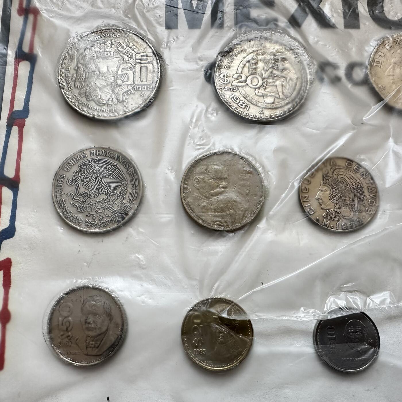 🌹外币初藏🌹🐯2025年第146场  每周二四六晚8️⃣点 接代拍 墨西哥钱币一组14枚