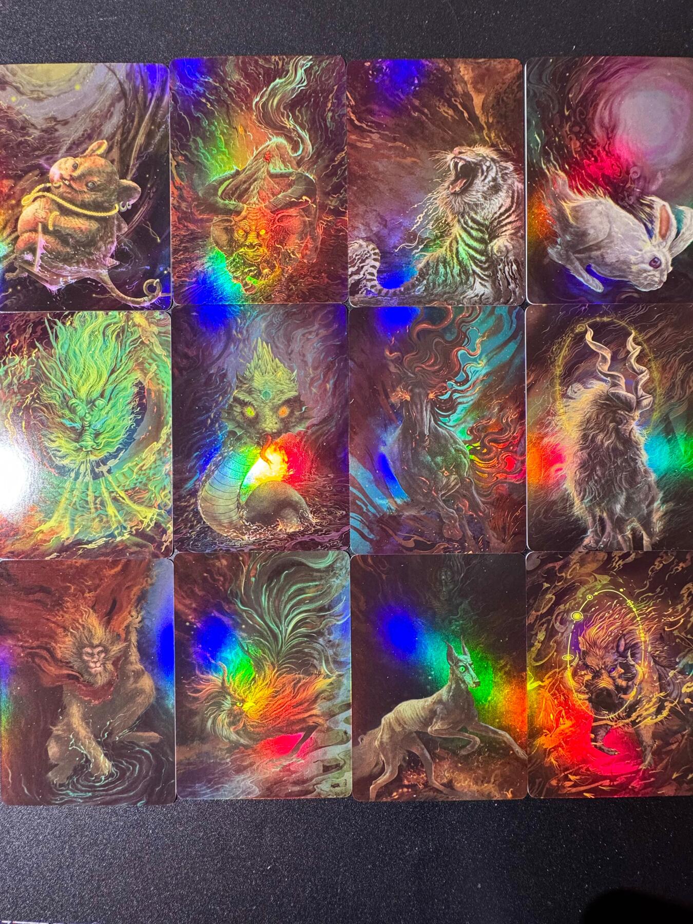 NO.19 好又多金牌大场，新店点关注不迷路！每周一站式配齐，方便凑单！（周6晚8点截拍，卖家送拍0抽成！） 星宿文创 十二生肖 镜面闪12张