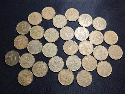 KK钱币收藏小铺 《套币 好品/批量散币专场》  2月预留时间 周末发货 -  希腊50德拉克马30枚