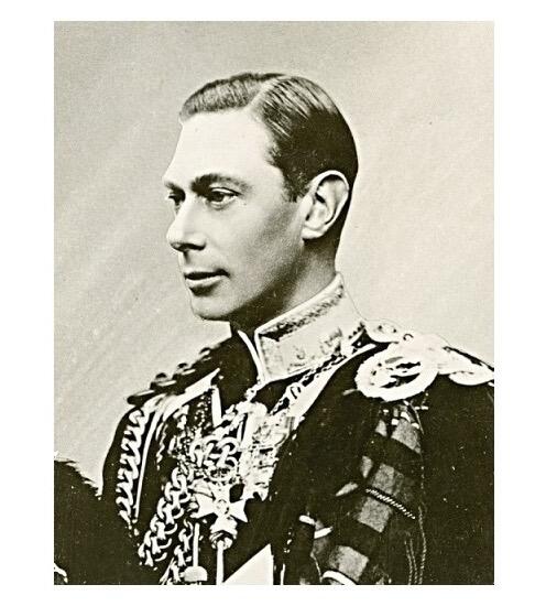 纯手工 英国1944年 二战期间乔治六世镀金高浮雕精制币章吊坠 26MM