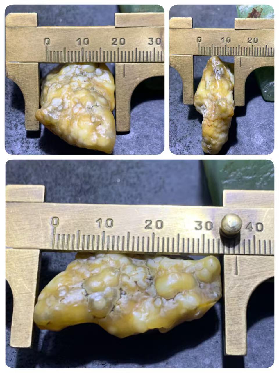 精美戈壁鱼籽纹筋脉石原石一颗，