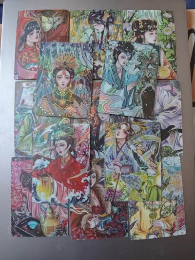 NO.19 好又多金牌大场，新店点关注不迷路！每周一站式配齐，方便凑单！（周6晚8点截拍，卖家送拍0抽成！） - 【套卡】黄诗雨 红楼梦金陵十二钗 彩闪塑料卡一套12张+中秋纪念卡嫦娥1张