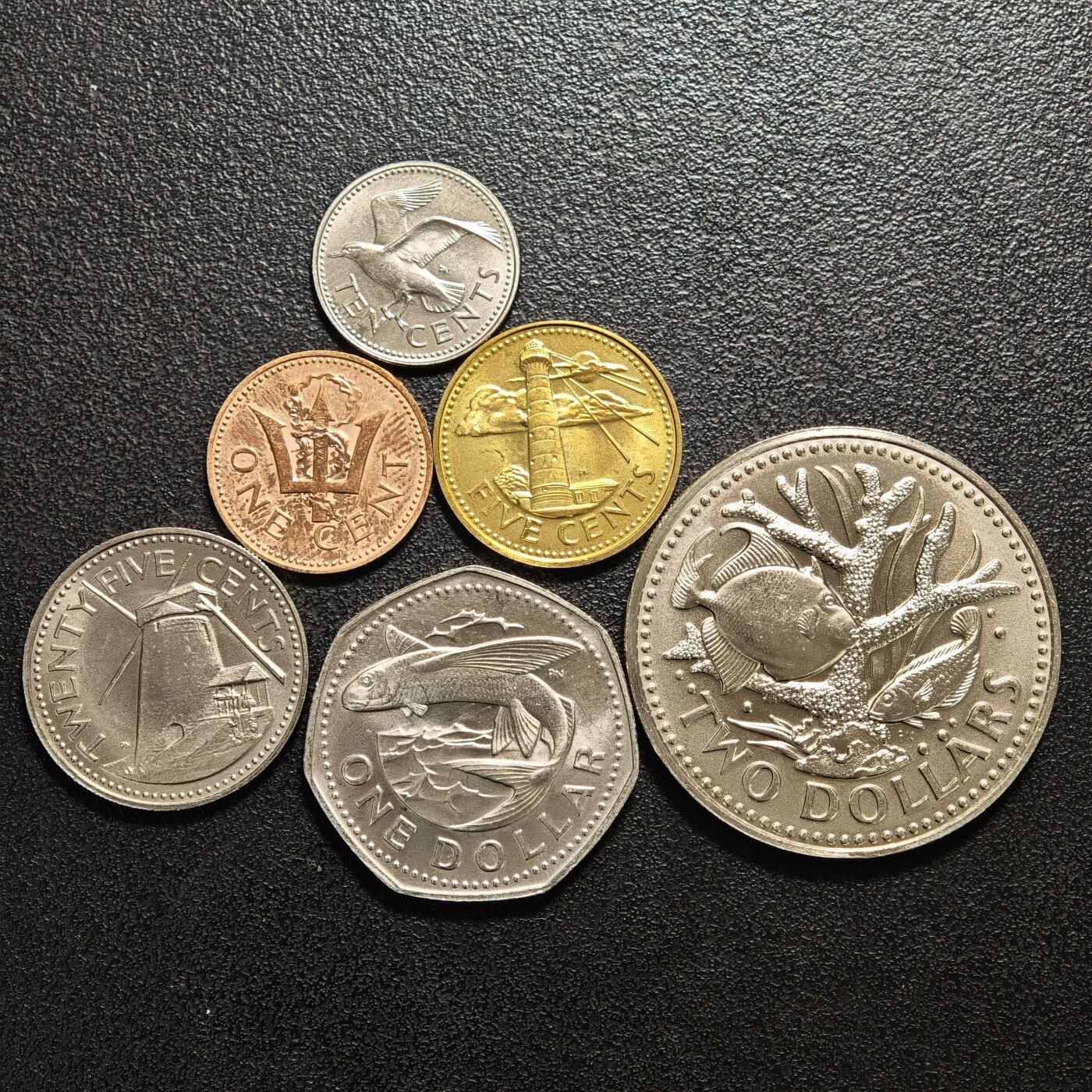 【德藏】世界币章拍卖第159期(元旦专场拍卖) 整套 1976年 巴巴多斯套币 品相极佳