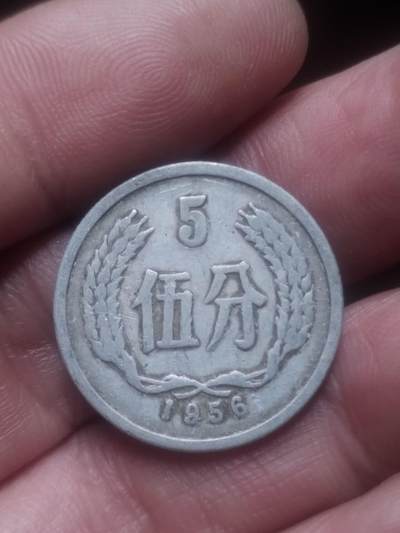 小小小钱币 - 1956年 五分。