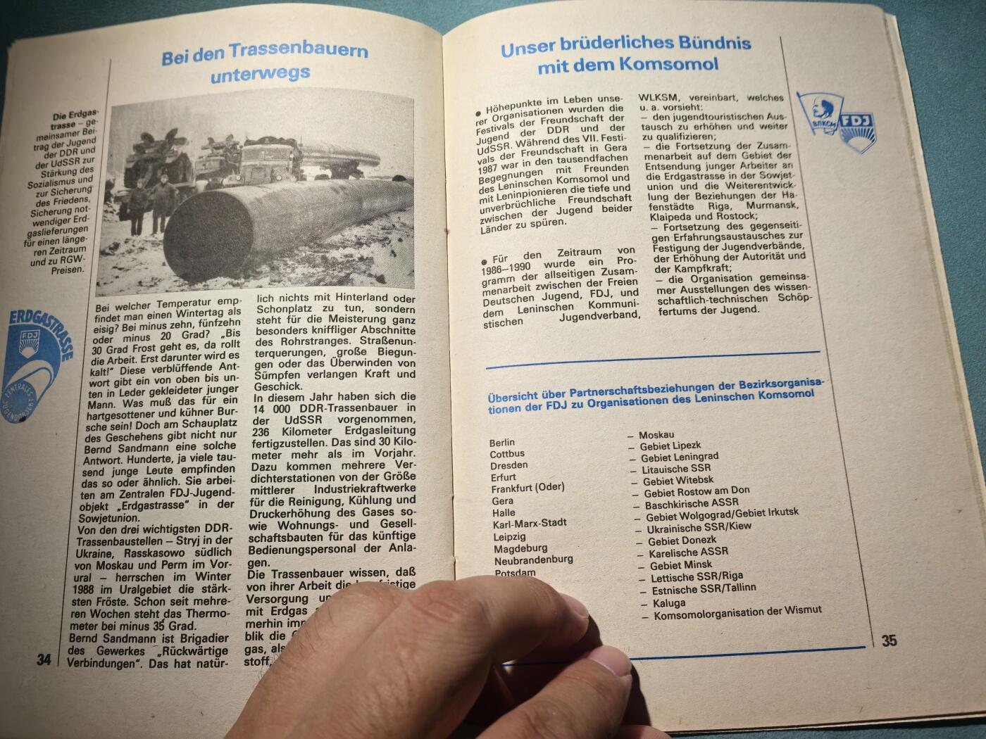 盛世勋华——号角文化勋章邮票专场拍卖第296期 东德出版 在蓝色的旗帜下 台尔曼少先队手册 为加入自由德国青年团做好准备