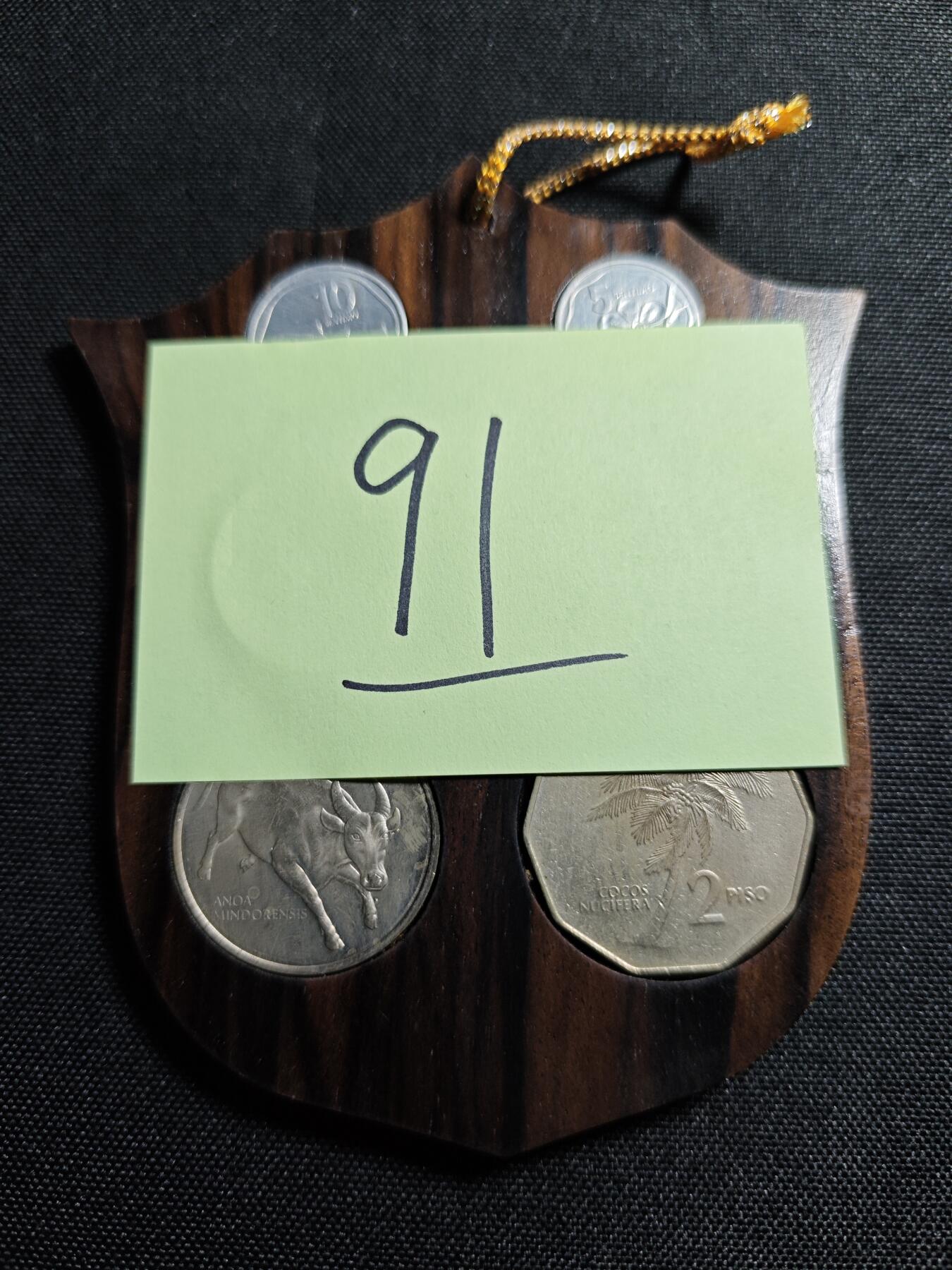 KK钱币收藏小铺 《套币 好品/批量散币专场》  2月预留时间 周末发货  菲律宾硬币挂件