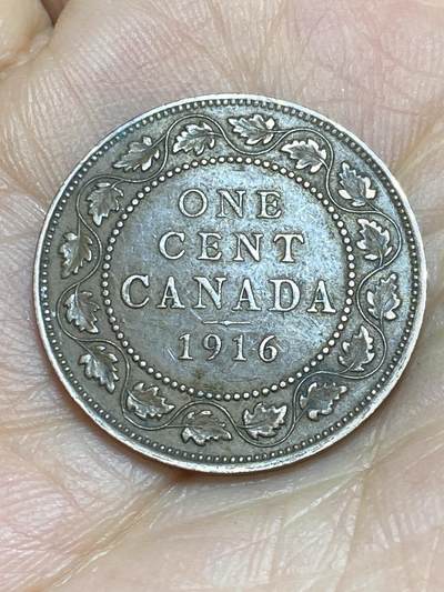 2025年第一百四十三场(总第一百六十九场）外国好品散币场(免佣金) - 加拿大🇨🇦1916年1分(乔治五世第二版)