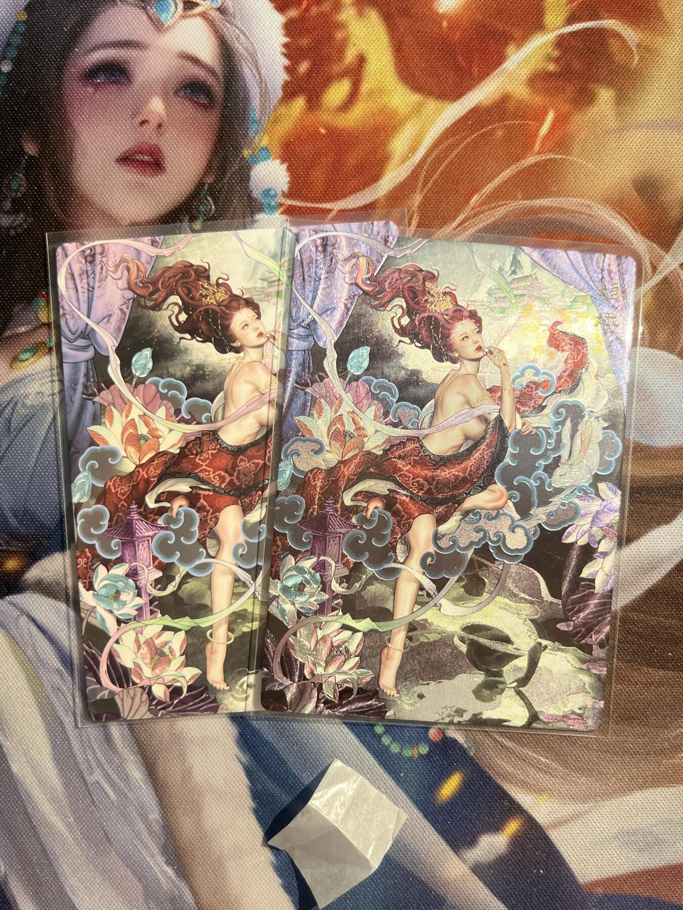 欢迎送拍、零成本上架，释放现金流，合理分配上拍卡品 【裸卡折光、普卡】沽清 姮娥（特卡）范特卡&春芳西游3