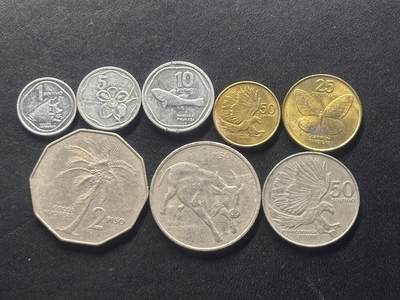 邮泉阁限时拍卖第三十八场 亚洲专场（硬币在国外。请付邮费6元。） - 菲律宾1980-1990年代8枚